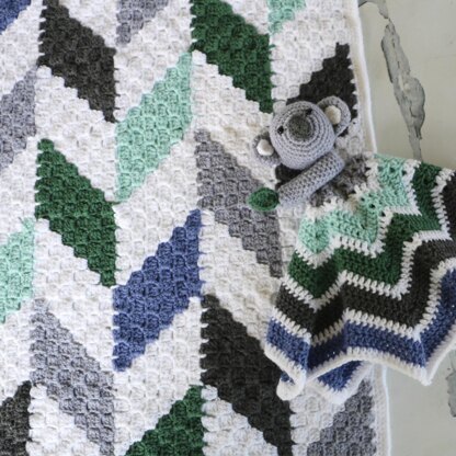 Herringbone Baby Blanket