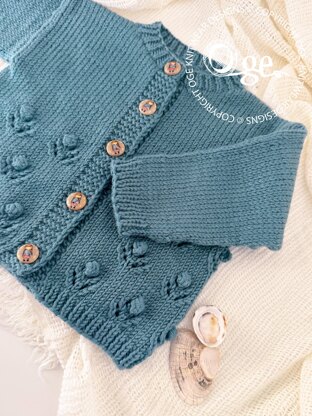 Freckles Bottom Up Cardigan - P289