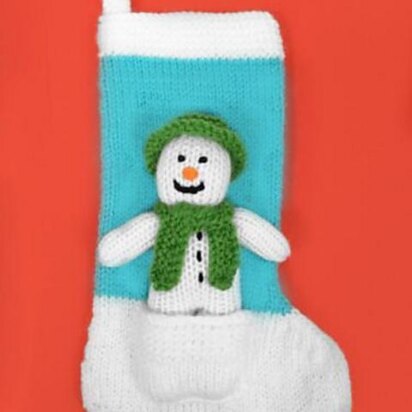 Snowman Stocking with Doll