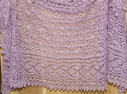 Emilia - Rectangle lace shawl