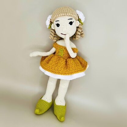 Crochet doll, Amigurumi doll, Little Elf