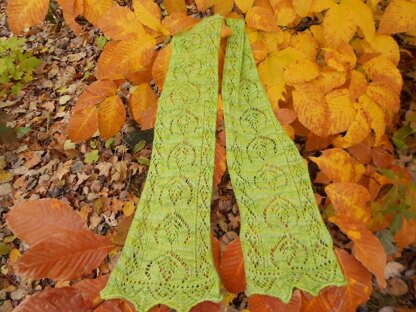 Shetland's Fairy Fern Scarf