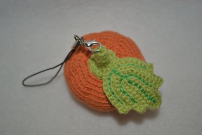 Amigurumi pumpkin toy