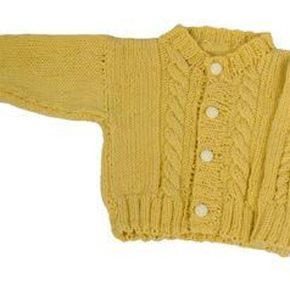 Easy Baby Cable Cardigan