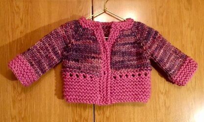 Girl’s super chunky cardigan