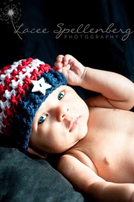 Patriotic "Stars & Stripes" Beanie