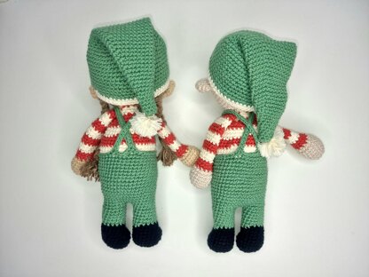 Amigurumi Christmas elves