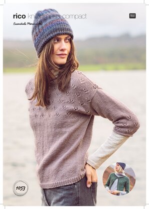 Women's Cardigan and Jumper in Rico Essentials Merino DK - 1053 - Downloadable PDF