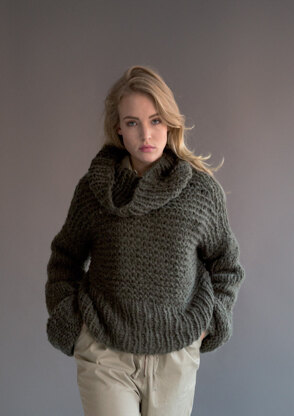 Sweater and Snood in Rico Fashion Big Mohair Super Chunky - 375 - Downloadable PDF