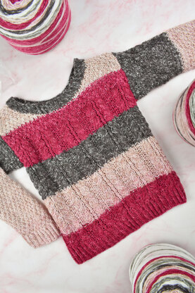 Rose Garden Sweater in Universal Yarns Offbeat - Downloadable PDF