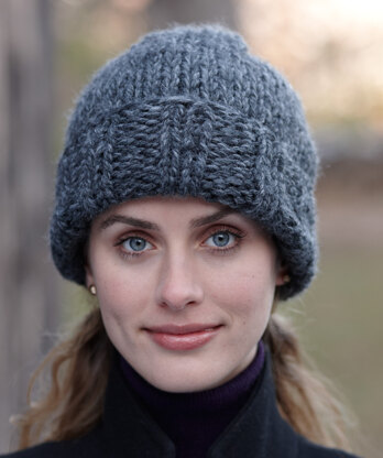 Eagle Bay Hat in Lion Brand Wool-Ease Thick & Quick - 81018B