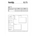Burda Style Misses' Cape â€“ Rectangular â€“ With Roll Neck B6175 - Paper Pattern, Size 8-18