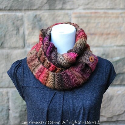 Walnut infinity scarf