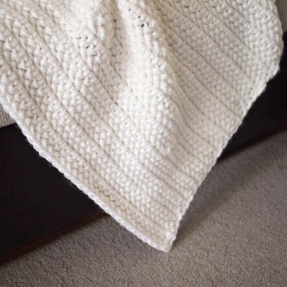 Herringbone bulky blanket