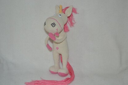 Fluffy the unicorn toy