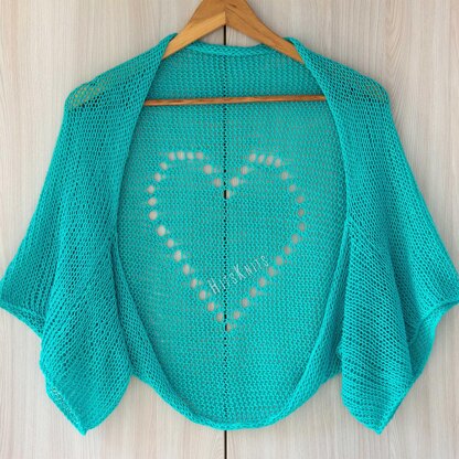 Lace Heart Summer Shrug