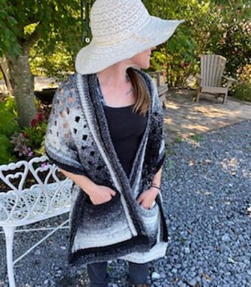 Cascade Pocket Shawl