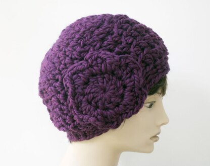 Chunky Flower Beanie Hat