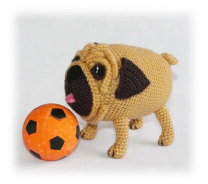 Dog Puppy Pug Crochet Pattern