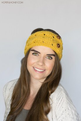 Saffron Cable Headband