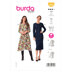 Burda Style Misses' Dress with Waistband and Wide or Narrow Skirt B5983 - Sewing Pattern