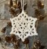 Six Point Snowflake Ornament