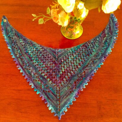 Doggie Sea and Stars Bandana - knitting pattern