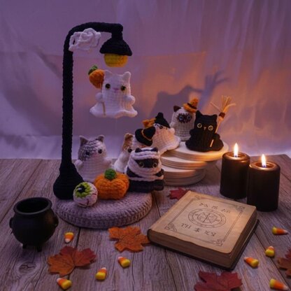 Cat Crochet Pattern, Crochet Cat Pattern,Halloween Cat Crochet Pattern, No Sew Crochet Pattern