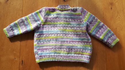 Cygnet baby DK cardigan #2
