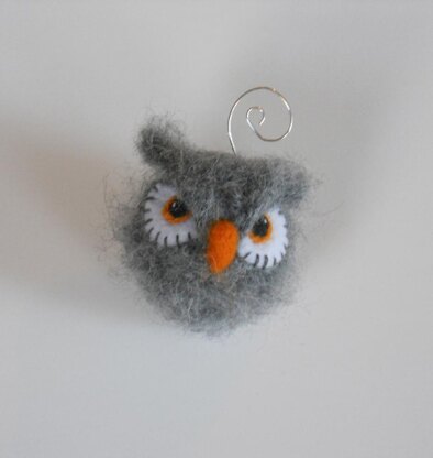 Felted Woolly Bird Holiday Ornaments