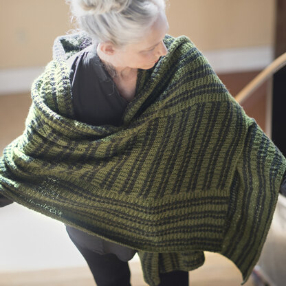 Chrysocolla Shawl in Berroco Ultra Wool DK - Downloadable PDF