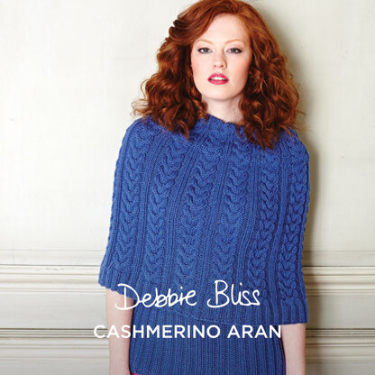 Marnie - Cape & Top Knitting Pattern for Women in Debbie Bliss Cashmerino Aran