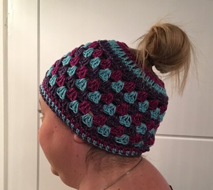 Granny's Messy Bun Hat