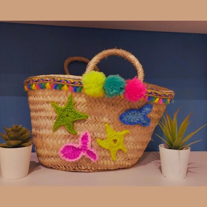 Crochet Applications for Boho Beach Bag