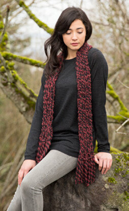 Breakaway Scarves in Imperial Yarn Lariat - C51 - Downloadable PDF