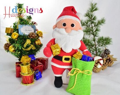 Crochet Pattern - Santa Claus and Reindeer