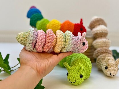 Caterpillar Crochet No Sew