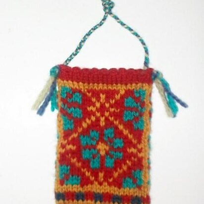 Latvian Style Gift Card Pouch Ornament