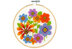 DMC Bright Flowerheads Cross Stitch Kit (with 7in hoop) - 7in