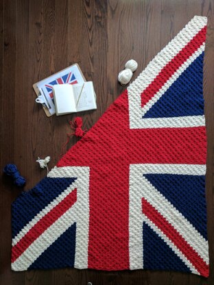 Union Jack C2C Blanket