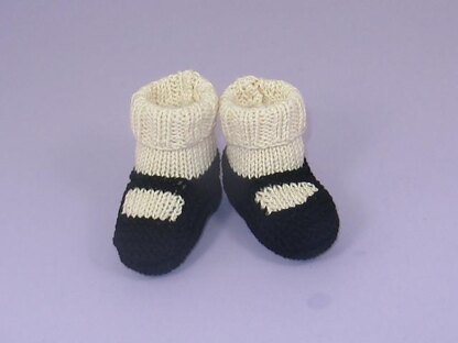 Baby 2x2 Rib Cuff Sock and Slipper Booties