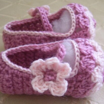 Flower Petal Mary Jane Booties