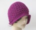 Bean Stitch Flapper Cloche