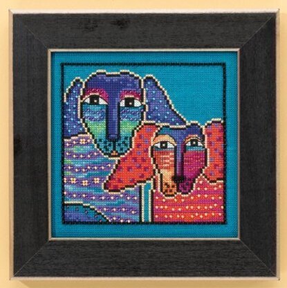 Mill Hill Ol' Blue & Red - Dogs Collection Beaded Cross Stitch Kit