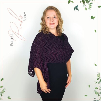 The Parallel Peaks Shawl