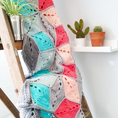 Big Top Crochet Throw Blanket