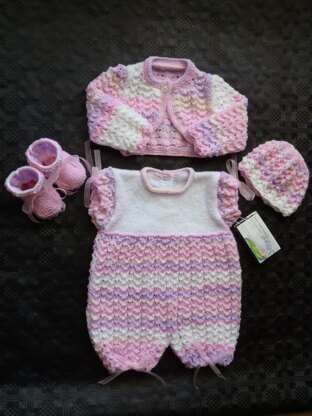 Cute baby girl romper set