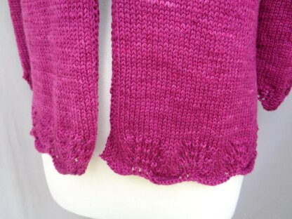 Raspberry Cardigan