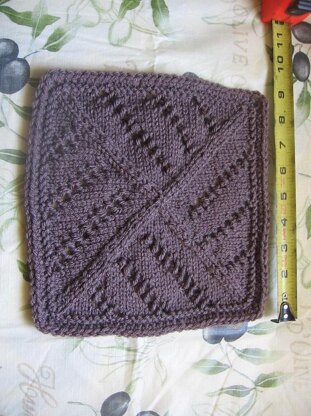 Lacy Blanket Square Afghan Square tutorial