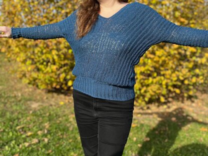Batwing Sleeves Sweater
